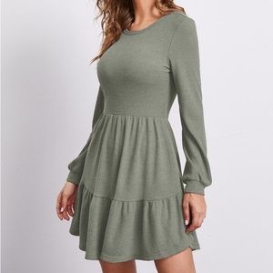 Sage green dress